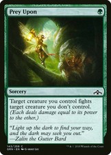 PREY UPON X 4 N/M GUILDS OF RAVNICA MAGIC THE GATHERING