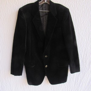 Black Velvet Sports Coat 42 Corwin & Sons Clothiers Chico Ca 2 Button 42R 40R
