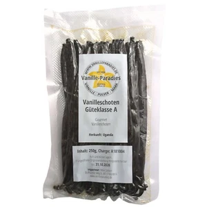 Vanille Vanilleschoten 250g Premium Gourmet Schoten 16-20cm Güteklasse A Uganda - Bild 1 von 6