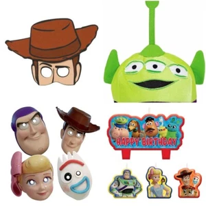 Toy Story Birthday Party Supplies Plush Hats Woody Mask Candles - Picture 1 of 6