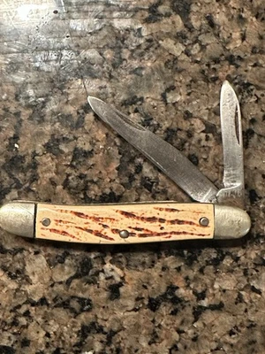 Navaja de Bolsillo Colonial Prov USA De Colección - 2 Hojas Mango "Hueso" Foto 1 de 4