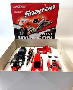 RARE Action Steve Johnson Snap-On 2001 Pro Stock Bike #101388 1:9 Scale Diecast - Picture 1 of 11