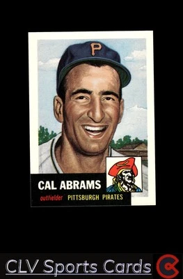 Baseball sports Topps Cal Abrams Pittsburgh Pirates - Image 1 of 2