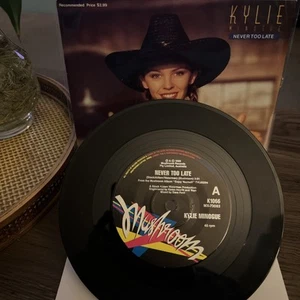 Kylie Minogue Never Too Late Limited Edition 🇦🇺Press 7” NM - Picture 1 of 3