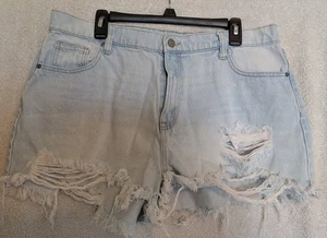 NOBO - Damen High Rise Light Wash Cut Offs Gr. 17 - Bild 1 von 6