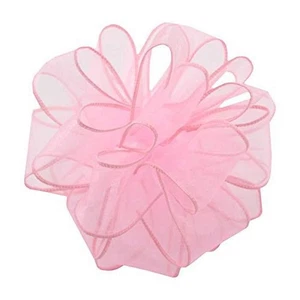 Offray 2.5" Wide Sheer Spring Wired Edge Ribbon for Decoration and Crafts, 50... - Picture 1 of 1