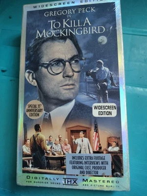 To Kill a Mockingbird VHS 1998 Widescreen Gregory Peck Factory Sealed New - Image 1 of 3
