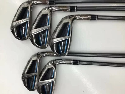 TaylorMade SIM MAX OS Iron Set 6-9,Pw 5pc Flex Regular TENSEI BLUE TM60 Graphite - Image 1 of 4