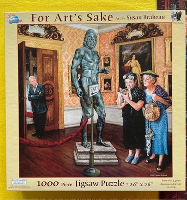 Rompecabezas SUNSOUT - Por el bien del arte - 1000 piezas por Susan Brabeau completo Foto 1 de 3