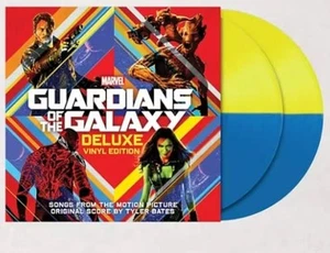 Guardians of the Galaxy 1 "Deluxe Soundtrack" 2LP Blue & Yellow Dipped Vinyl - Picture 1 of 1