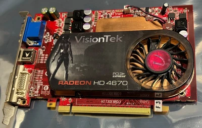 VisionTek Radeon HD 4670 512MB GDDR3 PCIe Graphics Card - Image 1 of 4