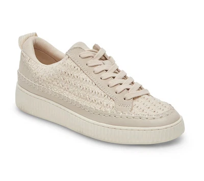 NWOB Dolce Vita Women’s Nicona Platform Knit Lace Up Sneakers, Off White, Sz 7.5 - Image 1 of 4