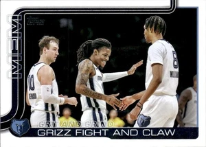 2025-26 Topps #298 Grit and Grind: Grizz Fight and Claw - Imagen 1 de 2