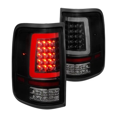 For Ford F-150 04-08 Tail Lights Driver & Passenger Side Black/Smoke Fiber Optic Foto 1 de 4
