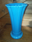 Fiesta Ware Retired Peacock Blue 9.5" Flared Vase - Homer Laughlin Hlc