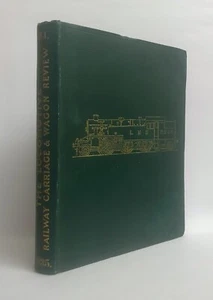 Locomotive & Railway Carriage & Wagon Review Magazine 1938-1945 12 Annual vols - Foto 1 di 17