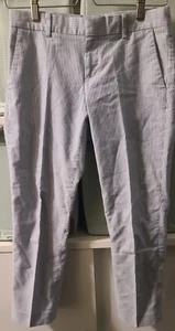 ✅ SALE - Uniqlo - Hose - Gr. XS-S  - Schwarz Weiss gestreift - Bild 1 von 3