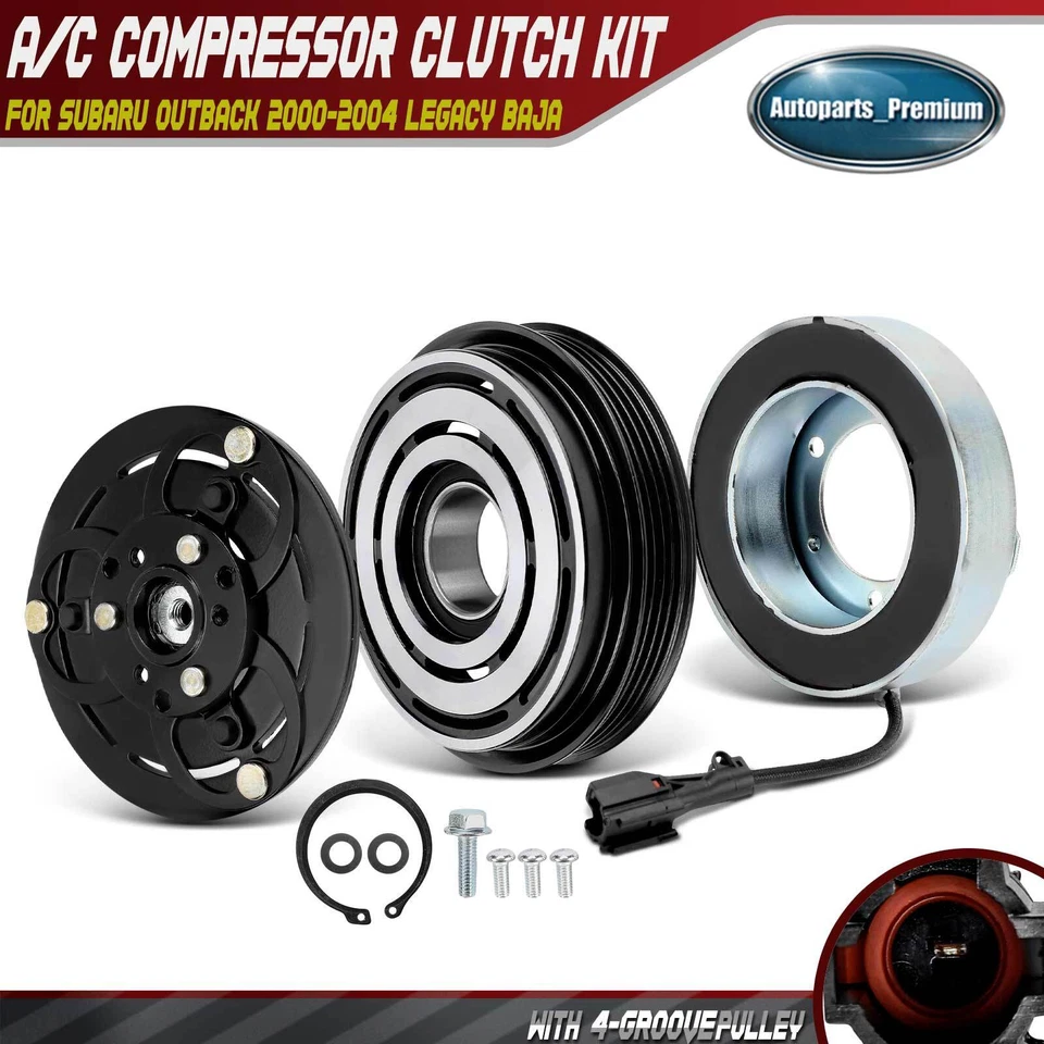 Kit embrague compresor aire acondicionado para Subaru Outback 00-04 Impreza 02-04 Legacy Baja 03 Foto 1 de 4