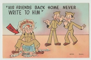 WWII, Military, Comic, Write to him - Picture 1 of 2