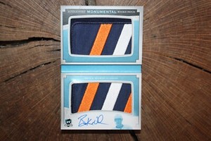 2013-14 UPPER DECK THE CUP BROCK NELSON MONUMENTAL PATCH HOCKEY CARD 4/5