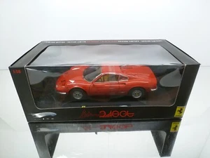 HOTWHEELS ELITE N2044 FERRARI DINO 240 GT - RED 1:18 - GOOD CONDITION IN BOX - Imagen 1 de 11