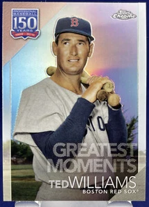 Inserto Topps Chrome Update 2019 TED WILLIAMS BOSTON RED SOX PIÙ GRANDI GIOCATORI - Foto 1 di 2