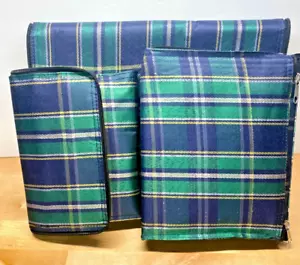 3 Different Sizes Thermal Vinyl Insulated Cooler Bag With Strap, Blue - Picture 1 of 2