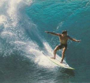 Souvenir postcard Big wave surfing surfboard PostCards Hawaii Photo - Picture 1 of 5