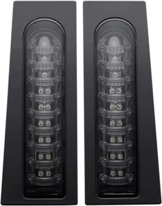 Custom Dynamics ProBEAM Fillerz Gloss Black/Smoke Saddlebag Lights PB-FILL-S-B - Picture 1 of 1