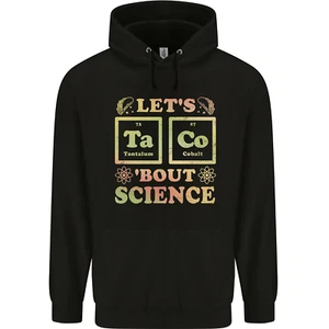 Let's Taco Bout Science Periodic Table Funny Childrens Kids Hoodie - Picture 1 of 3