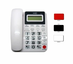 TELEFONO FISSO DA TAVOLO HOTEL UFFICIO CASA DISPLAY PER ANZIANI CON TASTI GRANDI - Foto 1 di 1