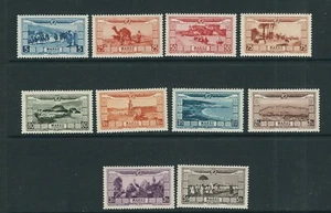 FRENCH offices in MOROCCO 1928 MOORISH Fete, tribesmen etc (Scott CB1-CB10) MH - Picture 1 of 1