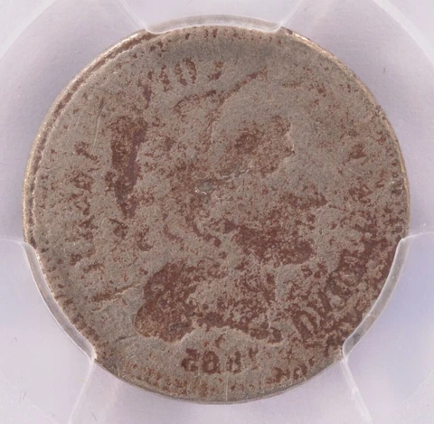 1865 3CN Three Cent Nickel Full Obverse Mirror Brockage PCGS VF Cover