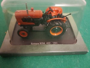 HACHETTE FARM TRACTORS  SOMECA  SOM.40H -1961  UNOPENED BLISTER PACK 1:43 SCALE - Picture 1 of 3