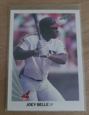 1990 Leaf Albert Joey Belle Cleveland Indians RC #180