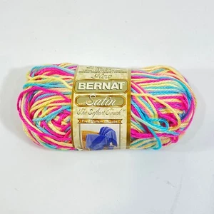 Bernat Satin Garn Farbe: 05733 Bermuda Multi 2,8 Unzen 130 Yard weiches Acryl - Bild 1 von 11