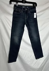 Old Navy Children’s 360 Stretch Slim Fit Size 7 Dark Jean Girls - Picture 1 of 5