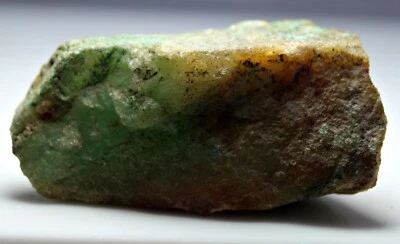180.0 CT Rare Terminated Natural Green Unknown Translucent Crystal Specimen  - Image 1 of 4