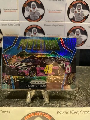 2020 Panini Prizm Jimmie Johnson Powertrain Prizm Refractor No.84 Nascar - Image 1 of 2