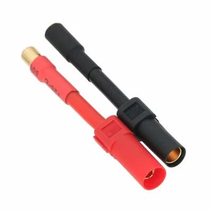 HXT 6.5mm Male+/Female- to HXT150 Male+/Female- cable 10AWG 5CM wire RC Battery - Picture 1 of 4