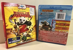 Kung Fu Panda 2 Blu-ray 3D + 2D + DVD + Slipcover, Jack Black, Animation, Bonus - Picture 1 of 5