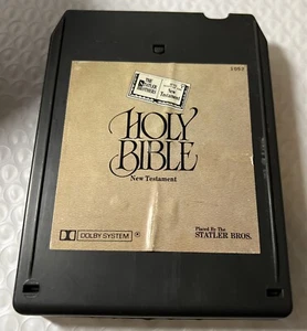 the statler brothers The Holy Bible New Testament 8 track - Foto 1 di 2