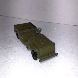vintage Army Jeep Die cast 5.5” long 2” wide, missing windshield  - Picture 1 of 10