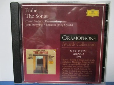 Barber "The Songs" - Cheryl Studer etc.- 2 CD's - MINT condition - (E18-110) - Image 1 of 2