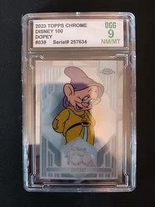 2023 Topps Chrome Disney 100 Dopey # 039 DGG Graded 9 - Picture 1 of 2