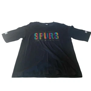 Herren T-Shirt schwarz San Antonio Spurs Pride NBA Gr. L 73 Basketball SW Division - Bild 1 von 11