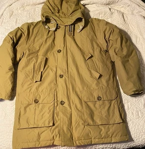Woolrich Arctic Parka Men’s Sz Large Sand Duck Down - Picture 1 of 13