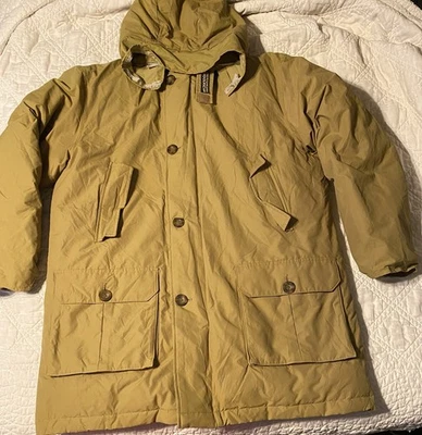 Woolrich Arctic Parka Men’s Sz Large Sand Duck Down  - Image 1 of 4