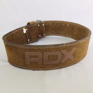 RDX Brown Weight lifting belt Gym Belt 52” EB11JH - Picture 1 of 8