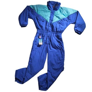 Ellesse Herren Skianzug Vintage Blau Skifahren Winter Sportbekleidung Schneeanzug Festival XL - Bild 1 von 20